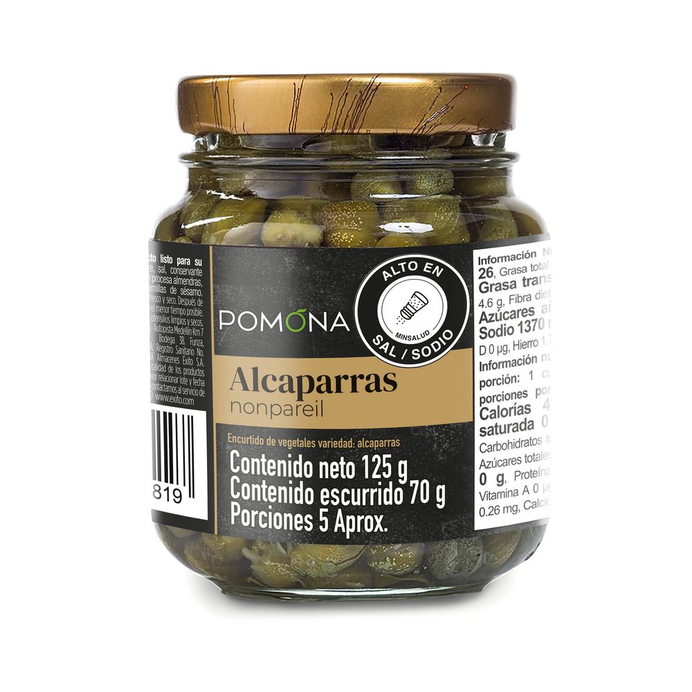 Alcaparras Pomona en frasco (70  gr) img #1