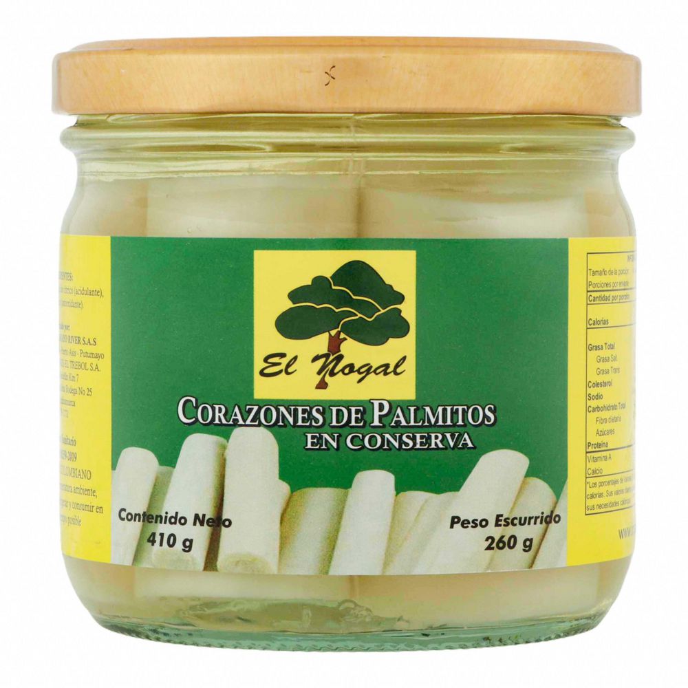 Palmitos EL NOGAL corazones (250  gr) img #1