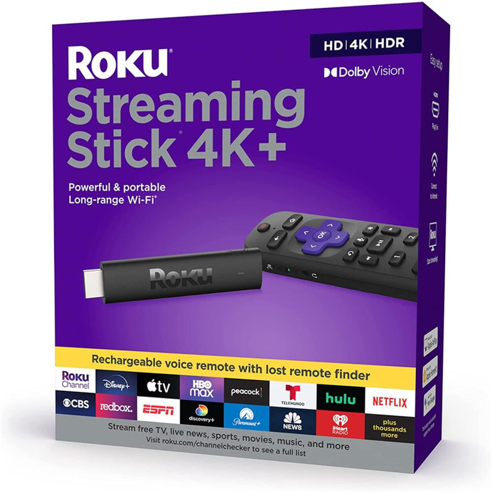 Roku Streaming Stick+ 4K Reproductor Multimedia Control De Voz img #1