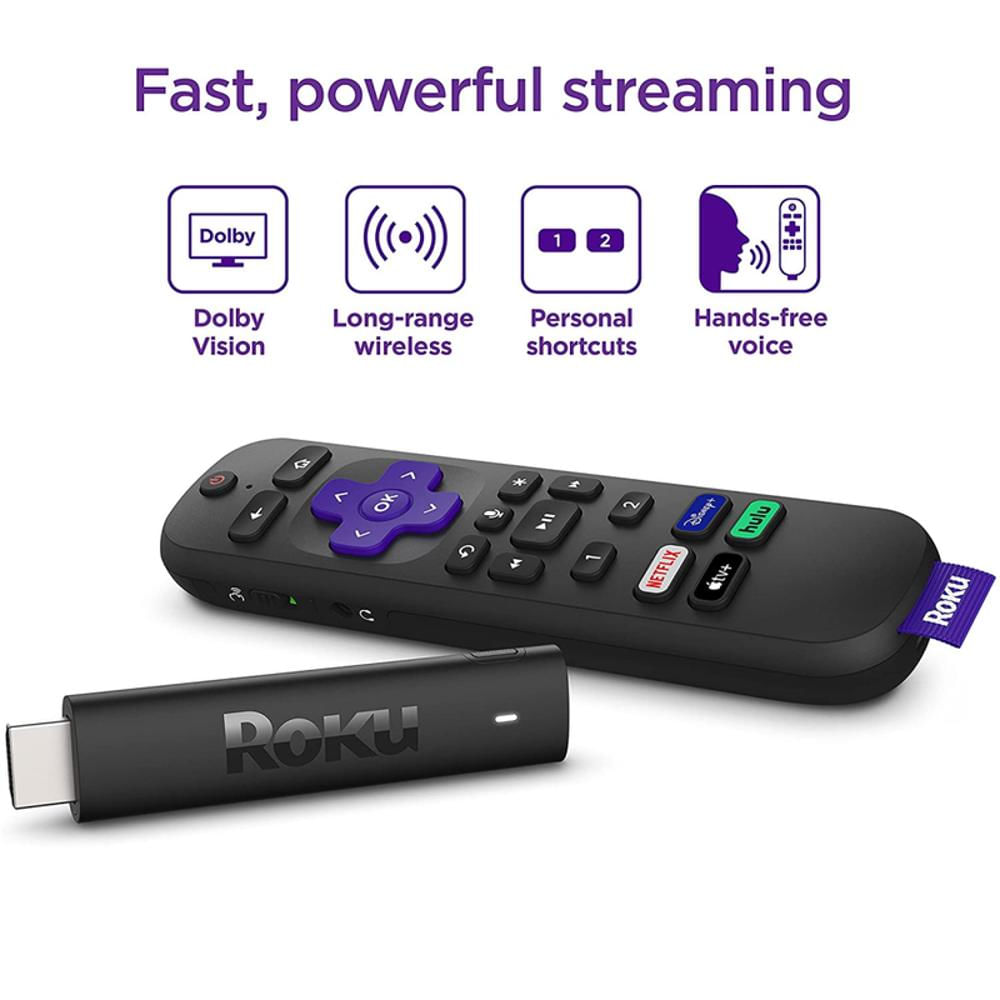 Roku Streaming Stick+ 4K Reproductor Multimedia Control De Voz img #2