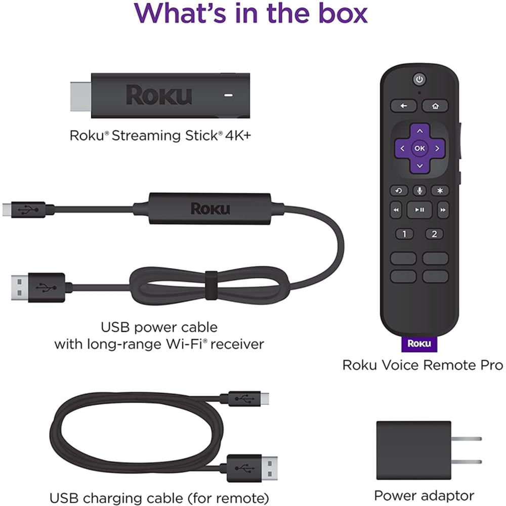 Roku Streaming Stick+ 4K Reproductor Multimedia Control De Voz img #5