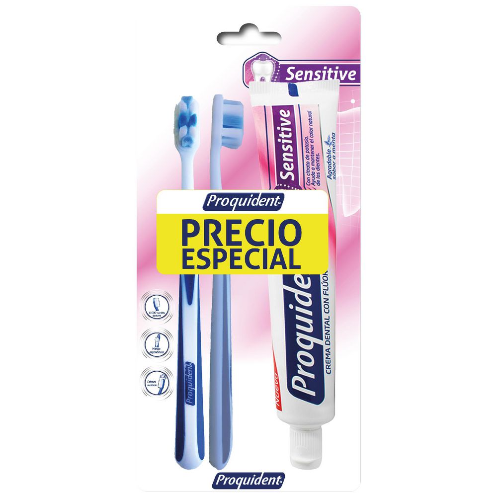Cepillo PROQUIDENT Crema Senstitive + 2 Cep Sensitive (1  und) img #1