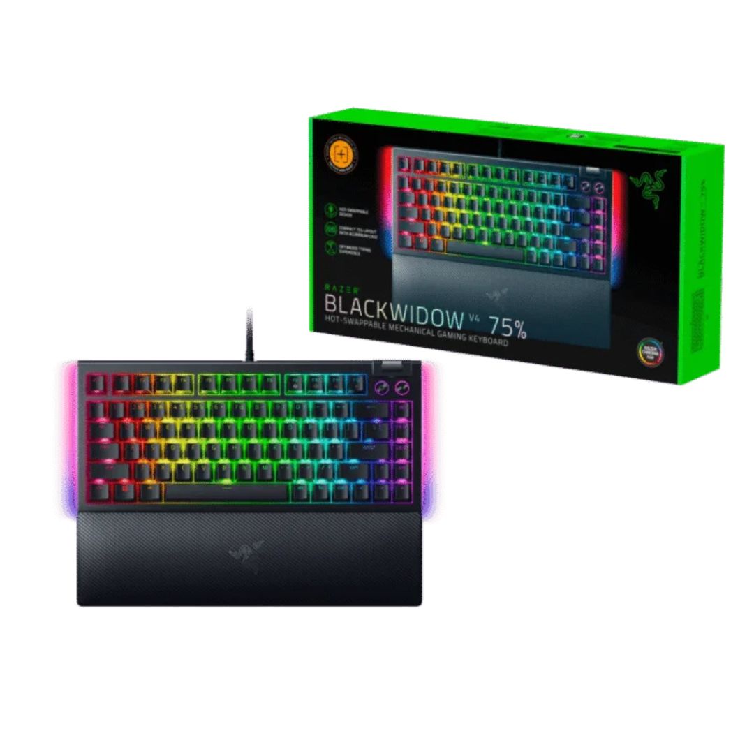 Teclado Razer Mecanico BlackWidow V4 75% Hot-swappable img #1