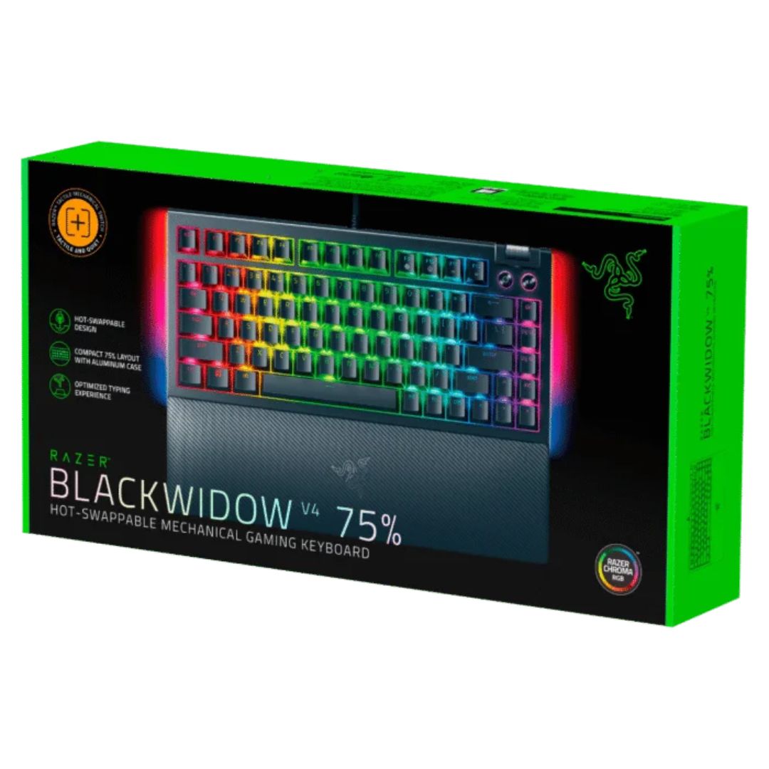 Teclado Razer Mecanico BlackWidow V4 75% Hot-swappable img #4