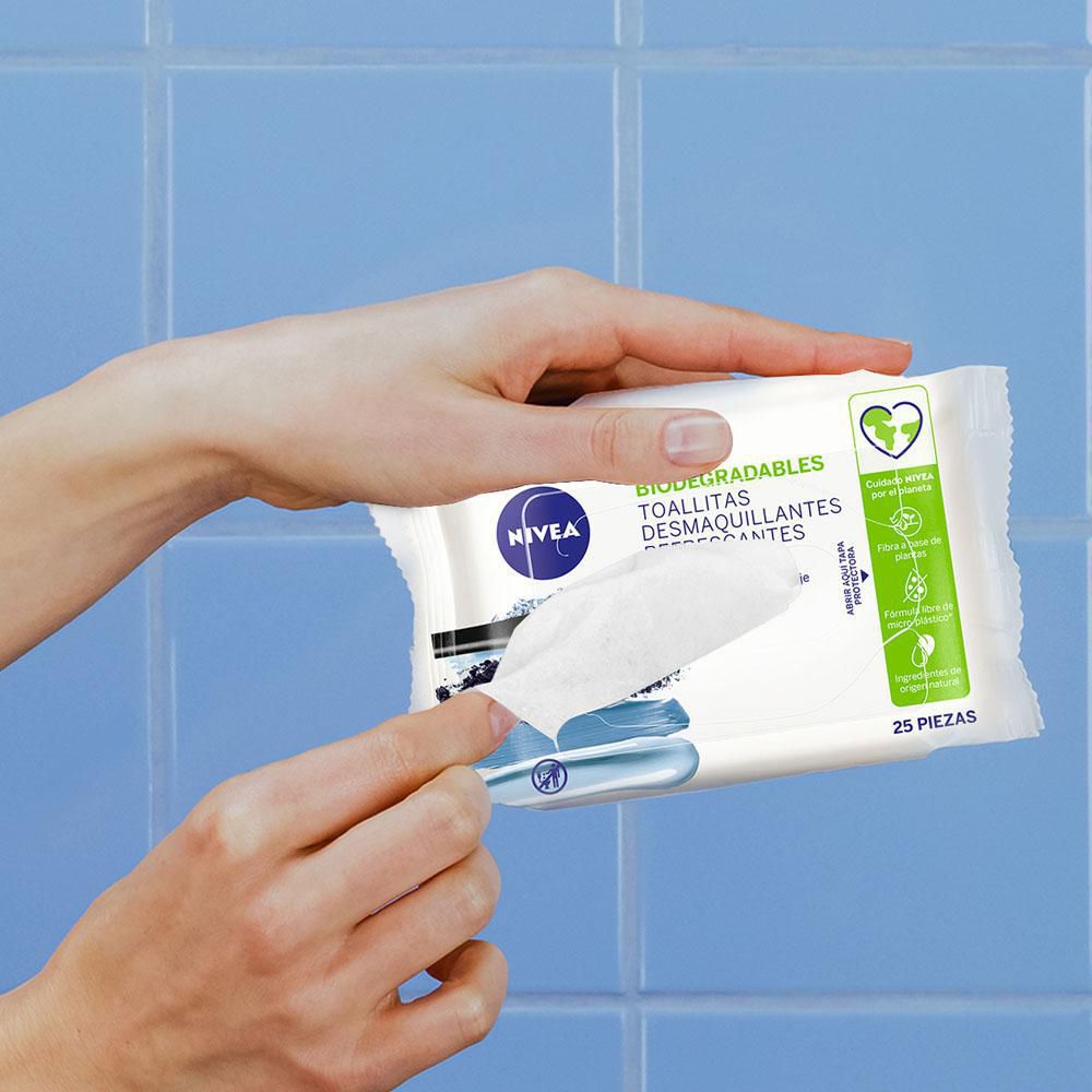 Toallitas desmaquillantes NIVEA refrescantes piel normal (25  und) img #5