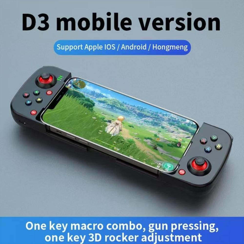 Control Bluetooth Celular Gamepad D3 Android/Apple Negro img #2