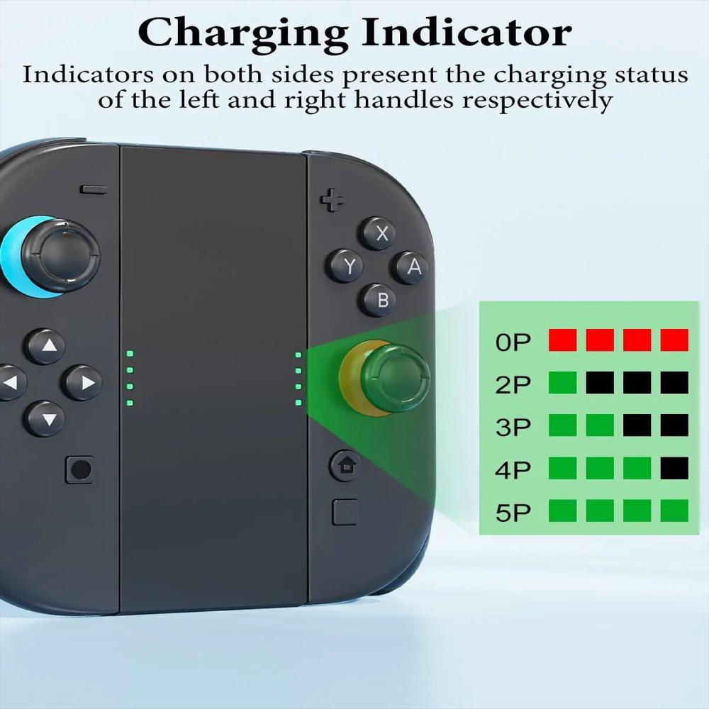 Grip Con Carga Para Joy Con Nintendo Switch 2 img #3