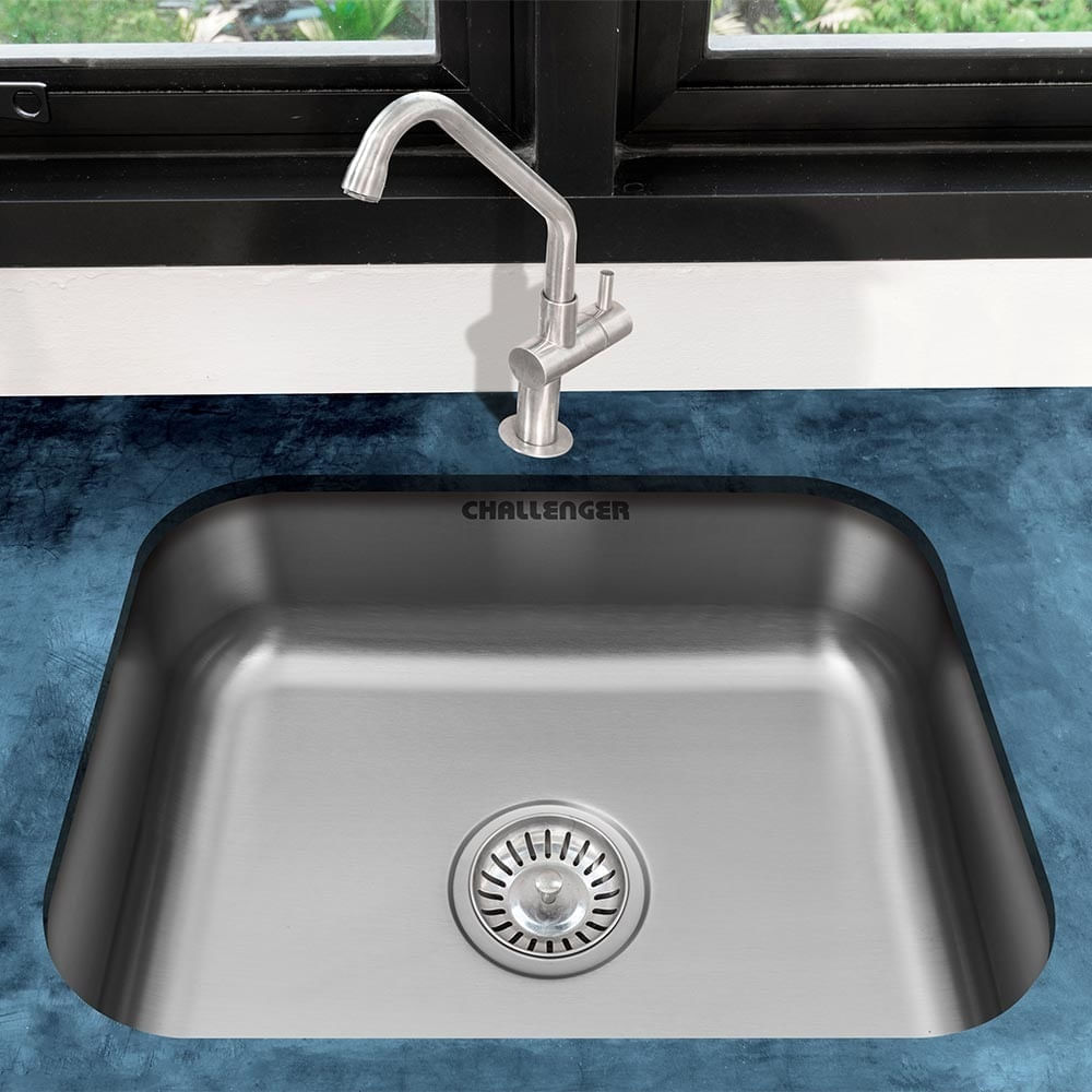 Lavaplatos de Empotrar Challenger Sencillo Acero Inoxidable 53.5 cm LV 3607 img #3