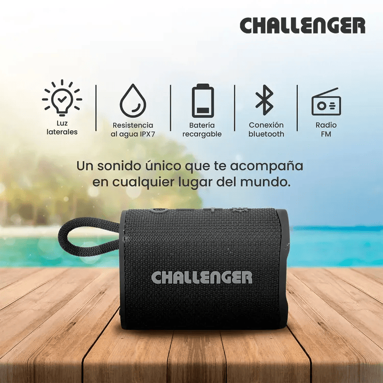 Parlante Portátil Challenger SC5 Negro img #3