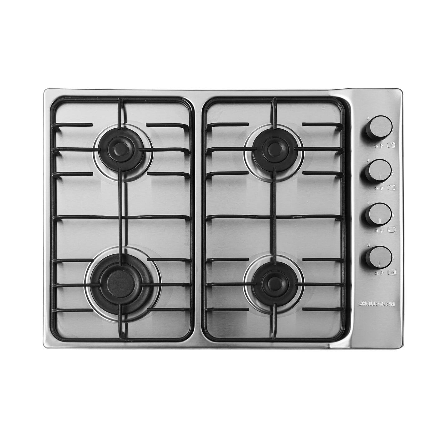 Estufa De Empotrar Challenger 58.5cms 4 Puestos Gas Natural SP5040 Plateado img #3