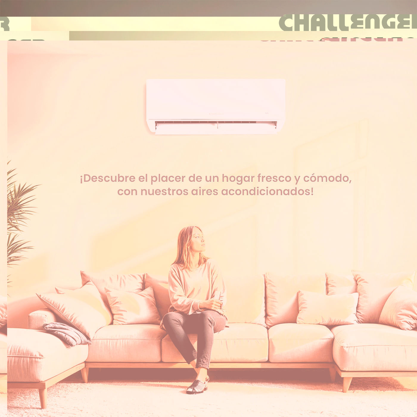 Aire Acondicionado Challenger 9.000Btu Tipo Split Inverter 220V Blanco img #9