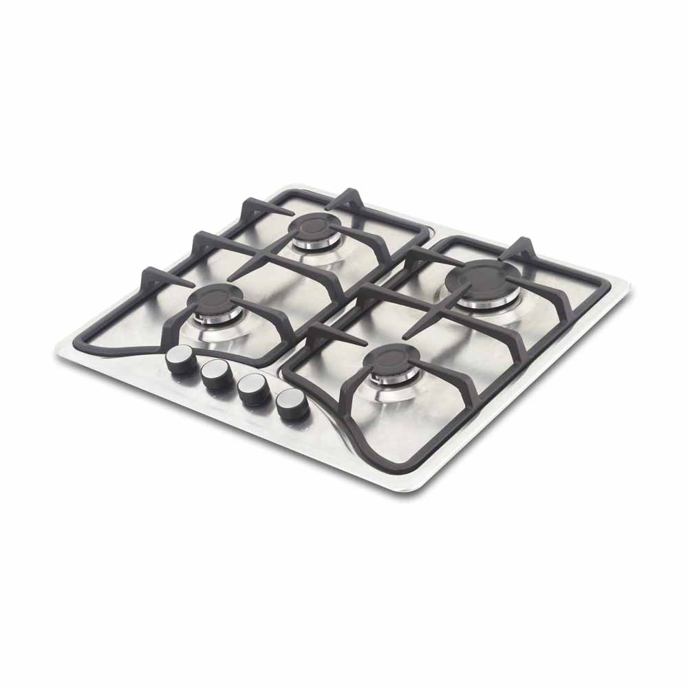 Estufa de empotrar Challenger 58.5 cm 4 Puestos Gas Natural SD6140 Plateado img #1