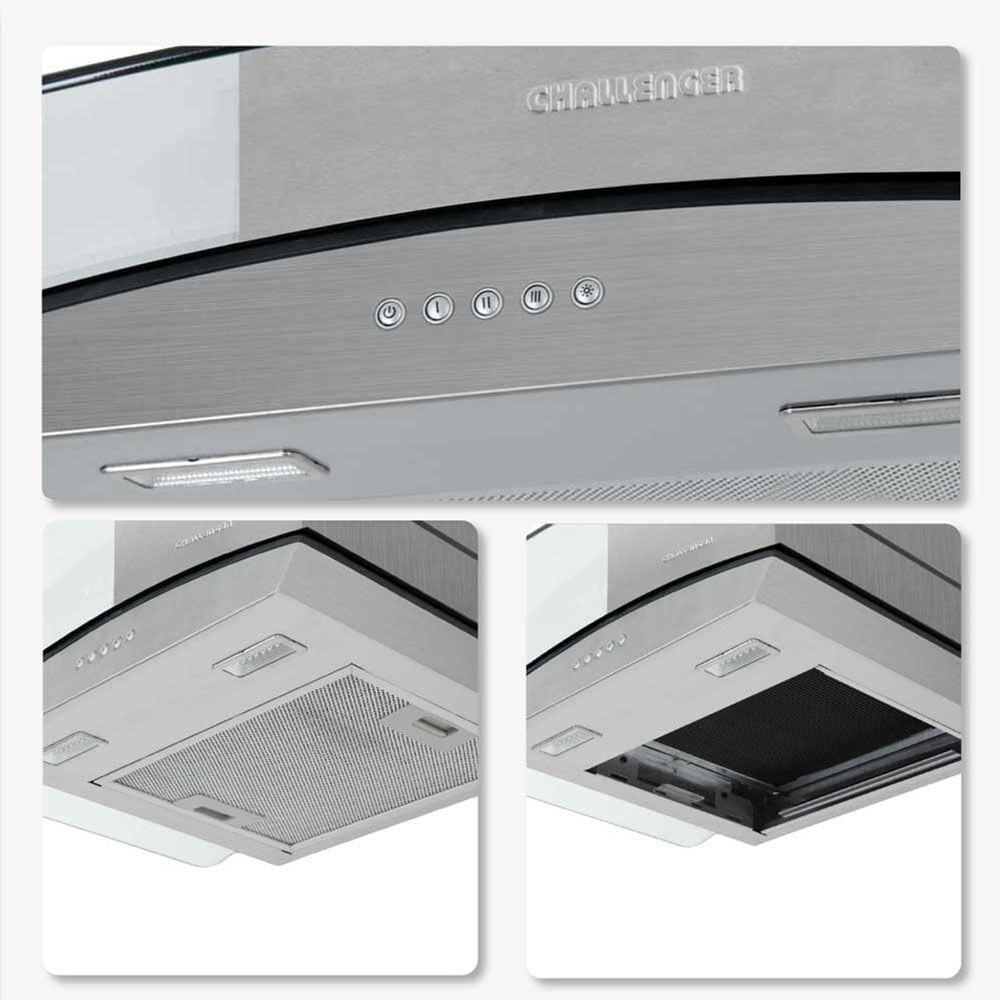 Campana Extractora Challenger 60 cm 3 Velocidades CX 4662 Inox img #6