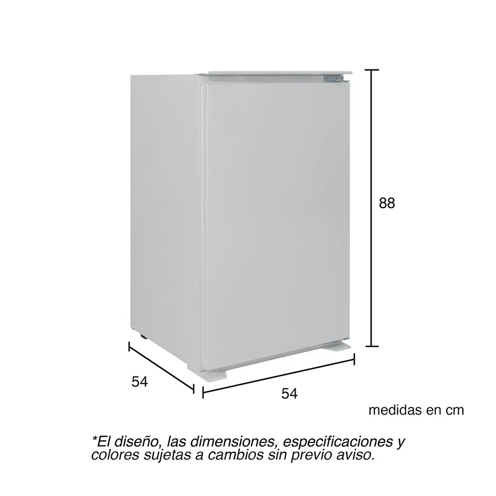 Nevera de Empotrar Challenger Panelable 122 Litros CP122 Gris img #2