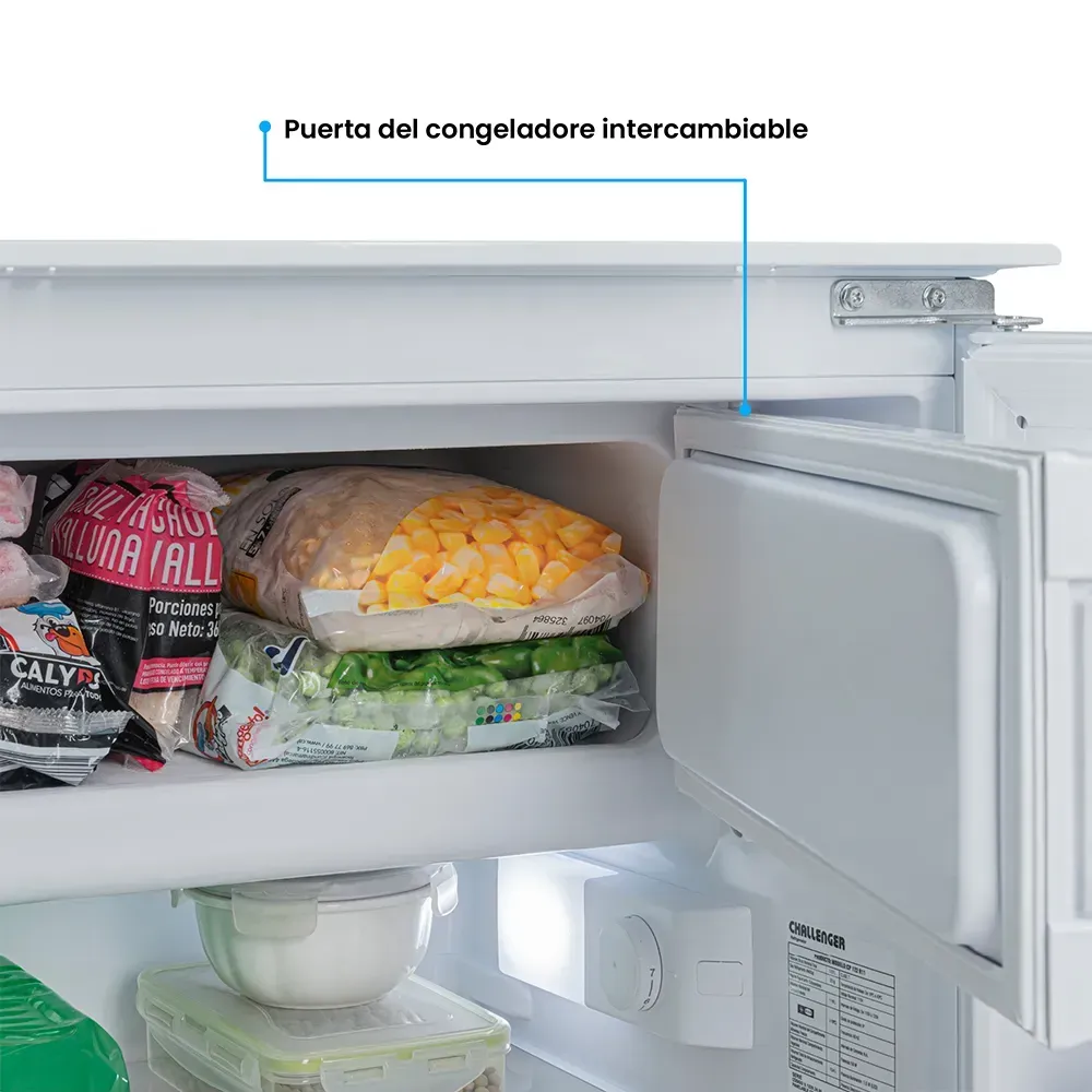 Nevera de Empotrar Challenger Panelable 122 Litros CP122 Gris img #8
