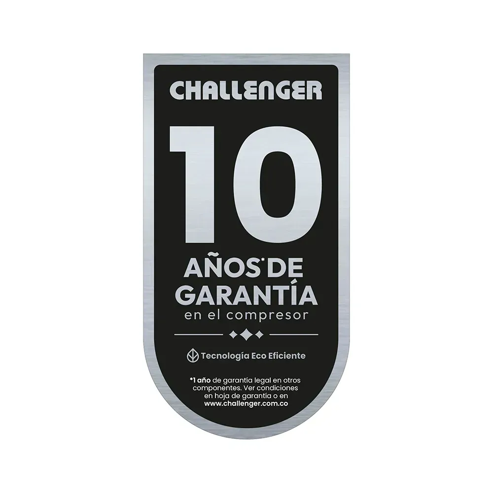Nevera de Empotrar Challenger Panelable 122 Litros CP122 Gris img #9