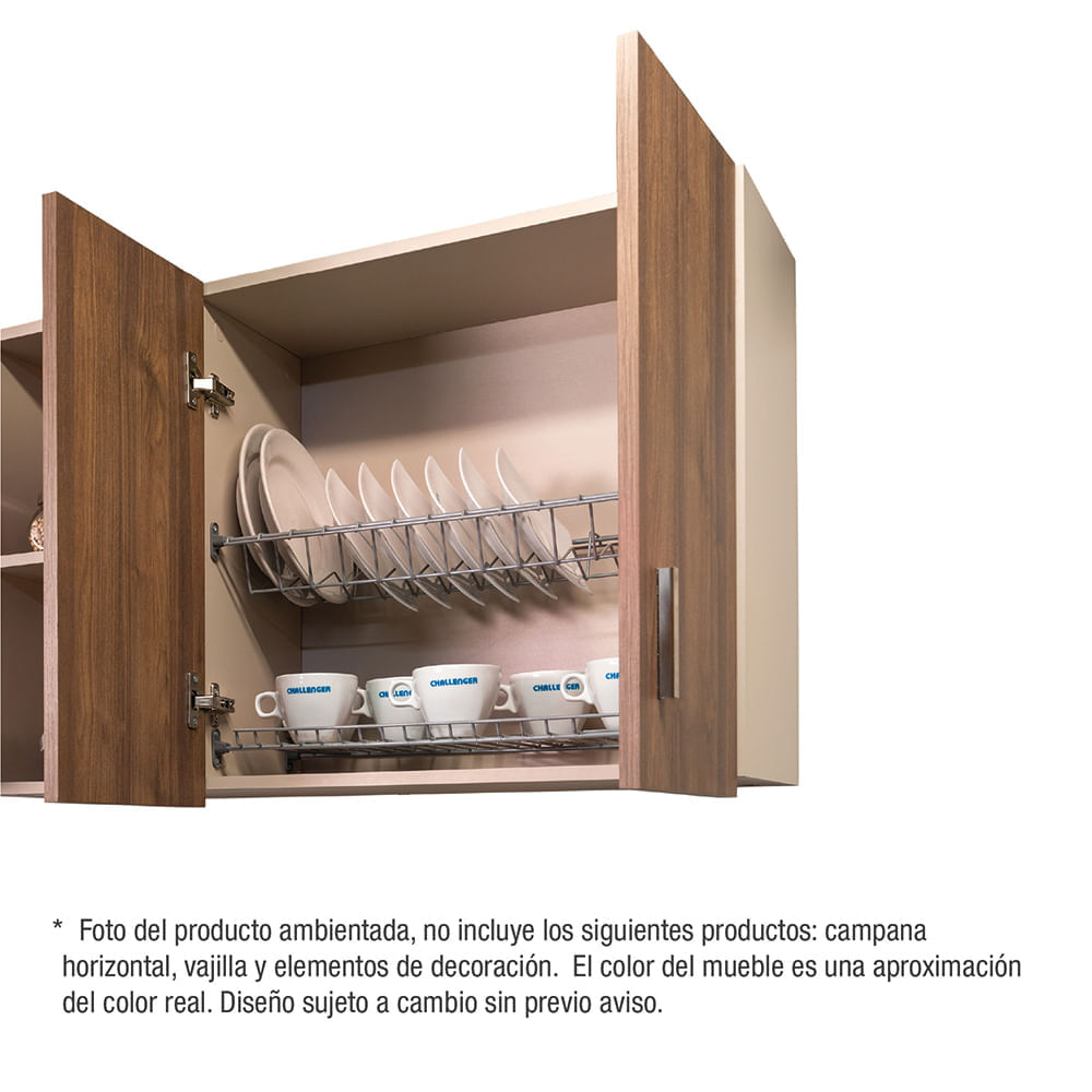 Mueble Superior de cocina Challenger 3 puertas 1.8 M espacio para Microondas SA35180MAMD Nola img #3