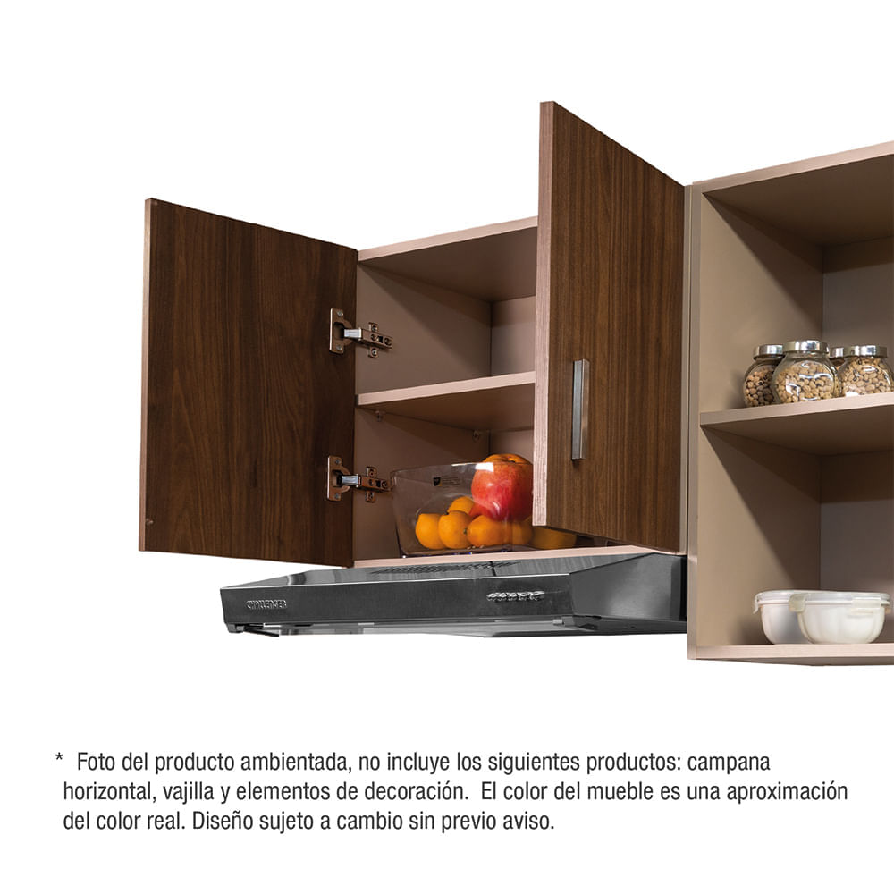 Mueble Superior de cocina Challenger 3 puertas 1.8 M espacio para Microondas SA35180MAMD Nola img #4