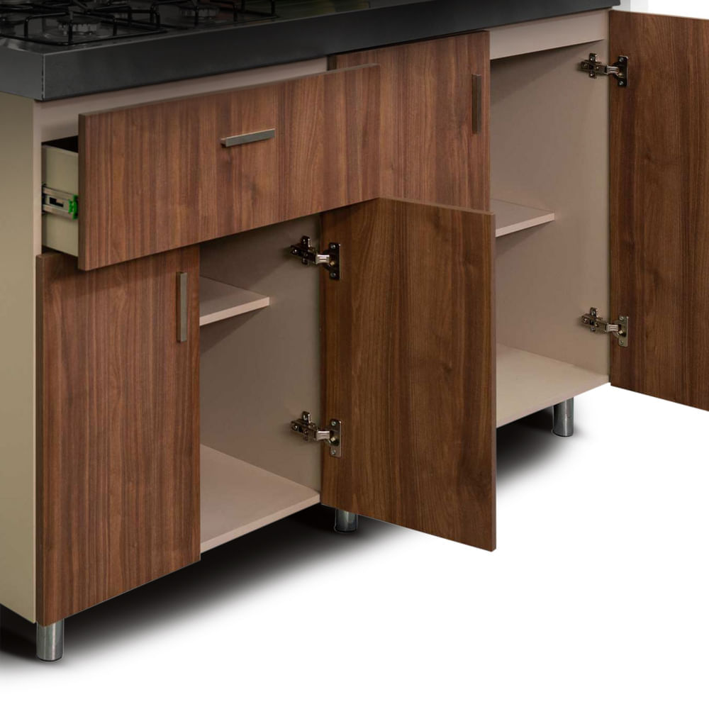Mueble Inferior de cocina Challenger 4 puertas 1 cajón 1.5 M SA23150MBD Nola img #5