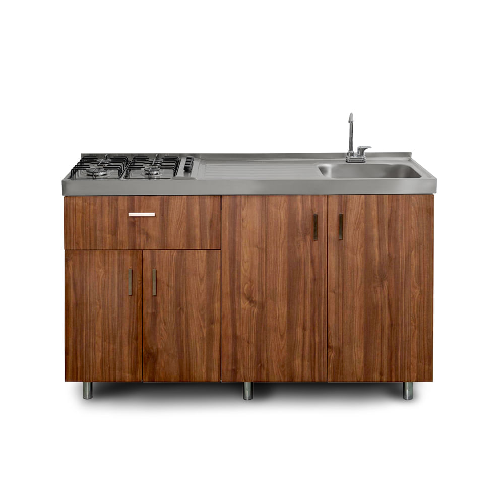 Mueble Inferior de cocina Challenger 4 puertas 1 cajón 1.5 M SA23150MBD Nola img #1