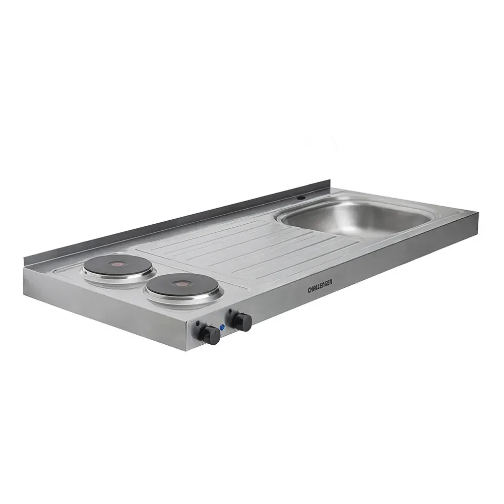 Mesón Eléctrico Challenger Lavaplatos Derecho 120 cm MD 1121 EI S Inox img #6