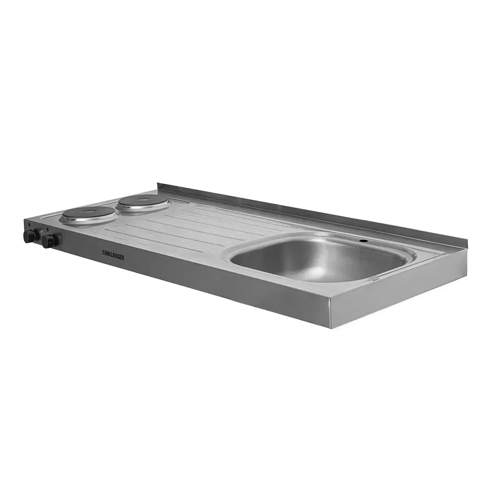 Mesón Eléctrico Challenger Lavaplatos Derecho 120 cm MD 1121 EI S Inox img #5