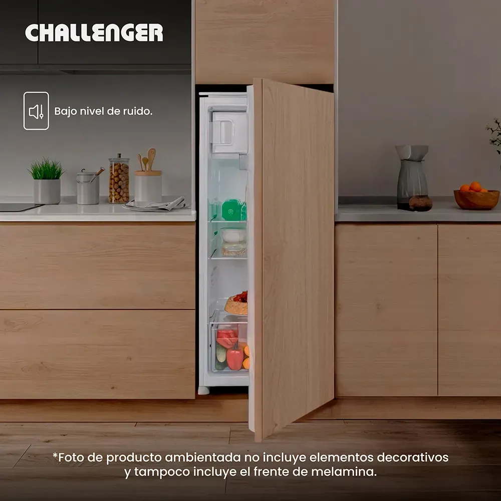 Nevera de Empotrar Challenger Panelable 185 Litros CP185 Gris img #5
