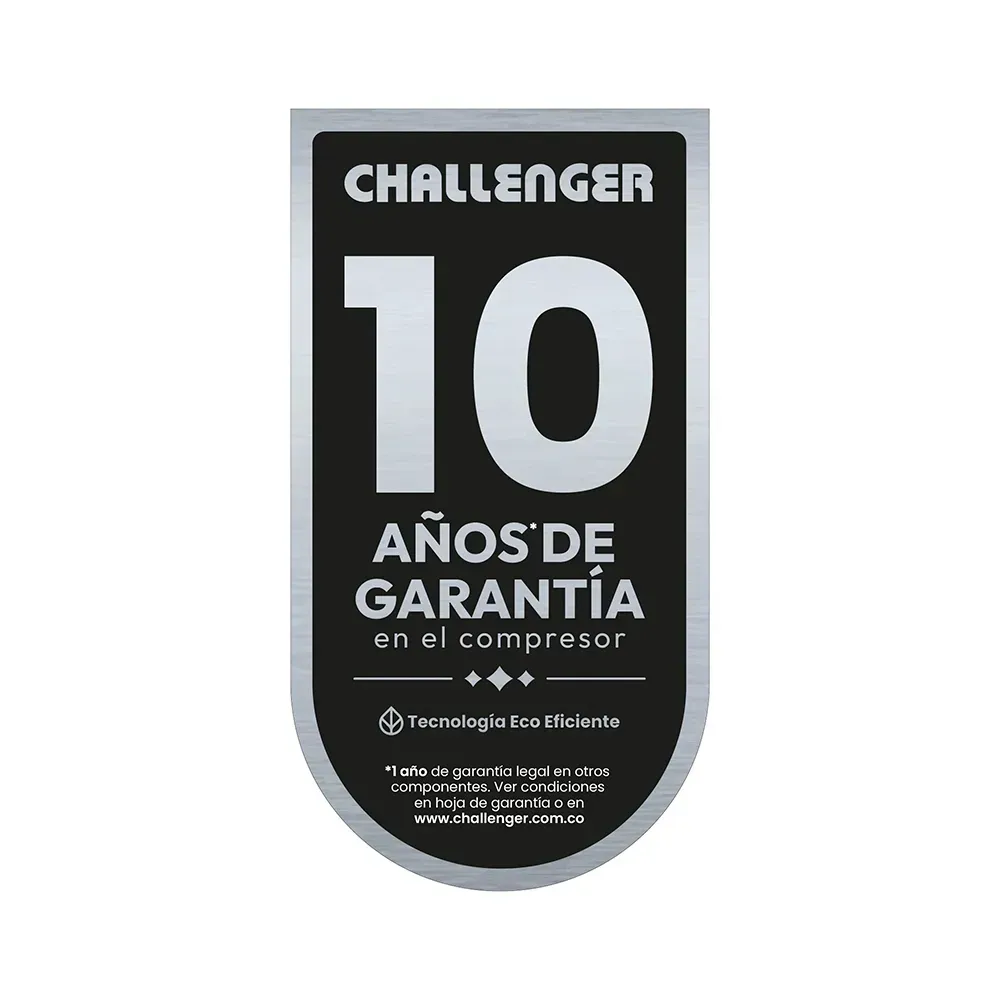 Nevera de Empotrar Challenger Panelable 185 Litros CP185 Gris img #9