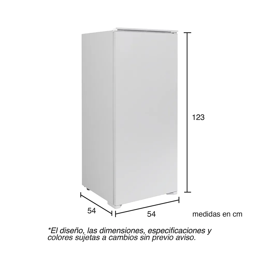 Nevera de Empotrar Challenger Panelable 185 Litros CP185 Gris img #2
