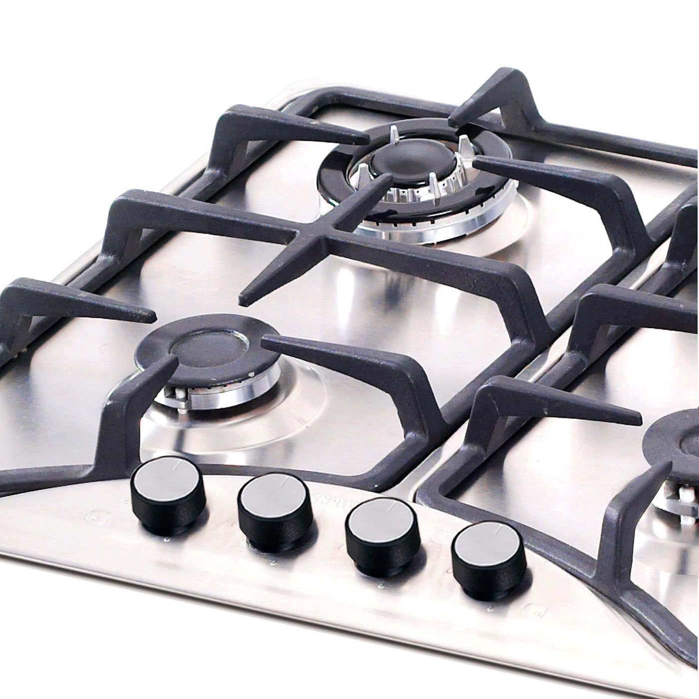 Estufa de empotrar Challenger 58.5 cm 4 Puestos Gas Natural SD6141 Plateado img #3