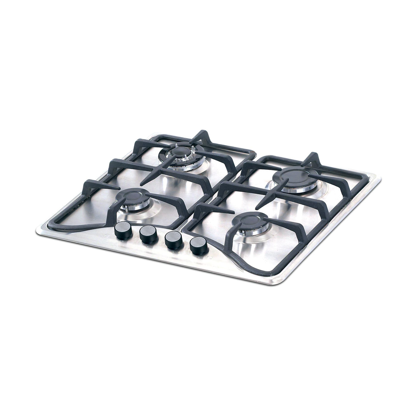 Estufa de empotrar Challenger 58.5 cm 4 Puestos Gas Natural SD6141 Plateado img #1