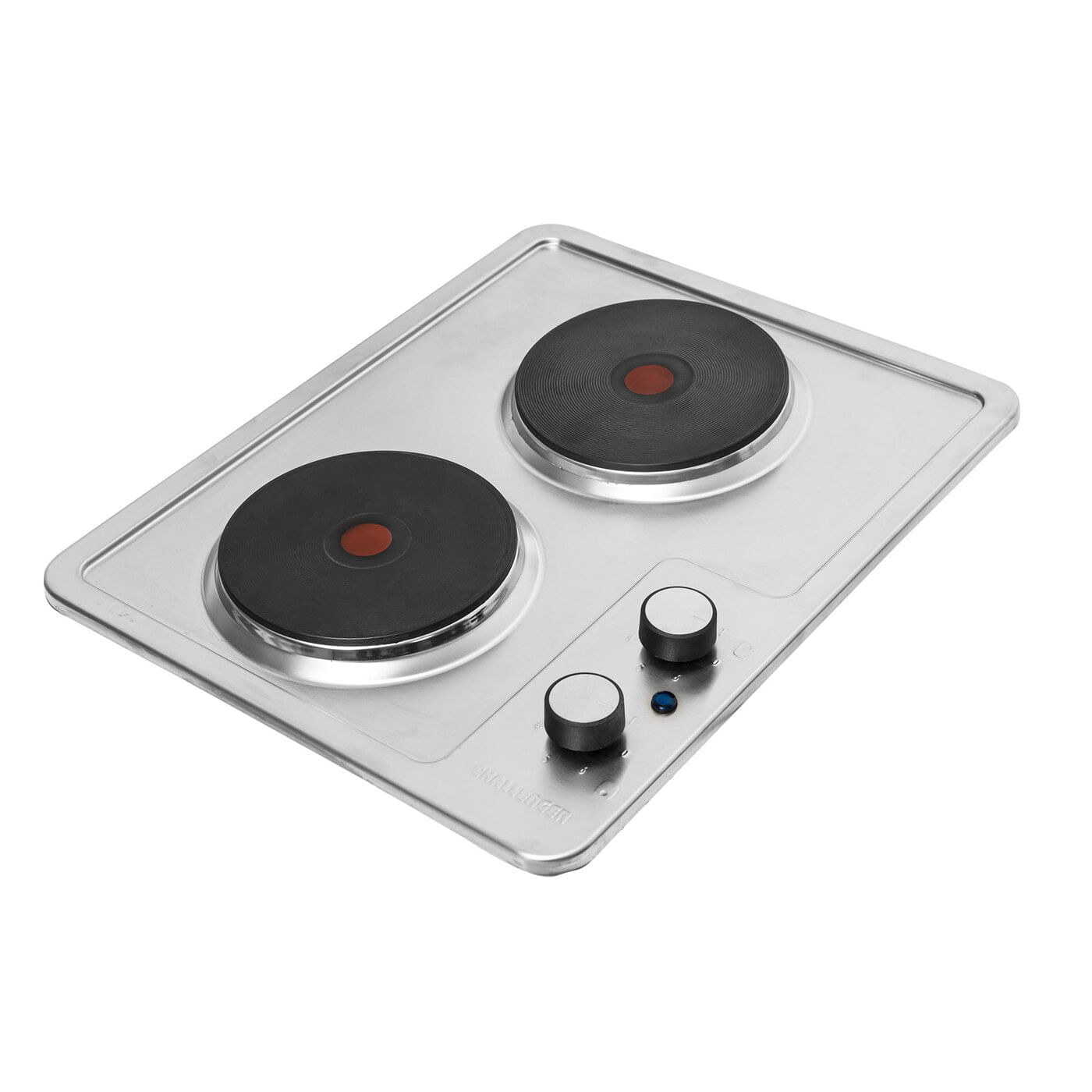 Estufa De Empotrar Challenger 35 cm 2 Puestos Eléctrica 120V SP 6272 Plateado img #1