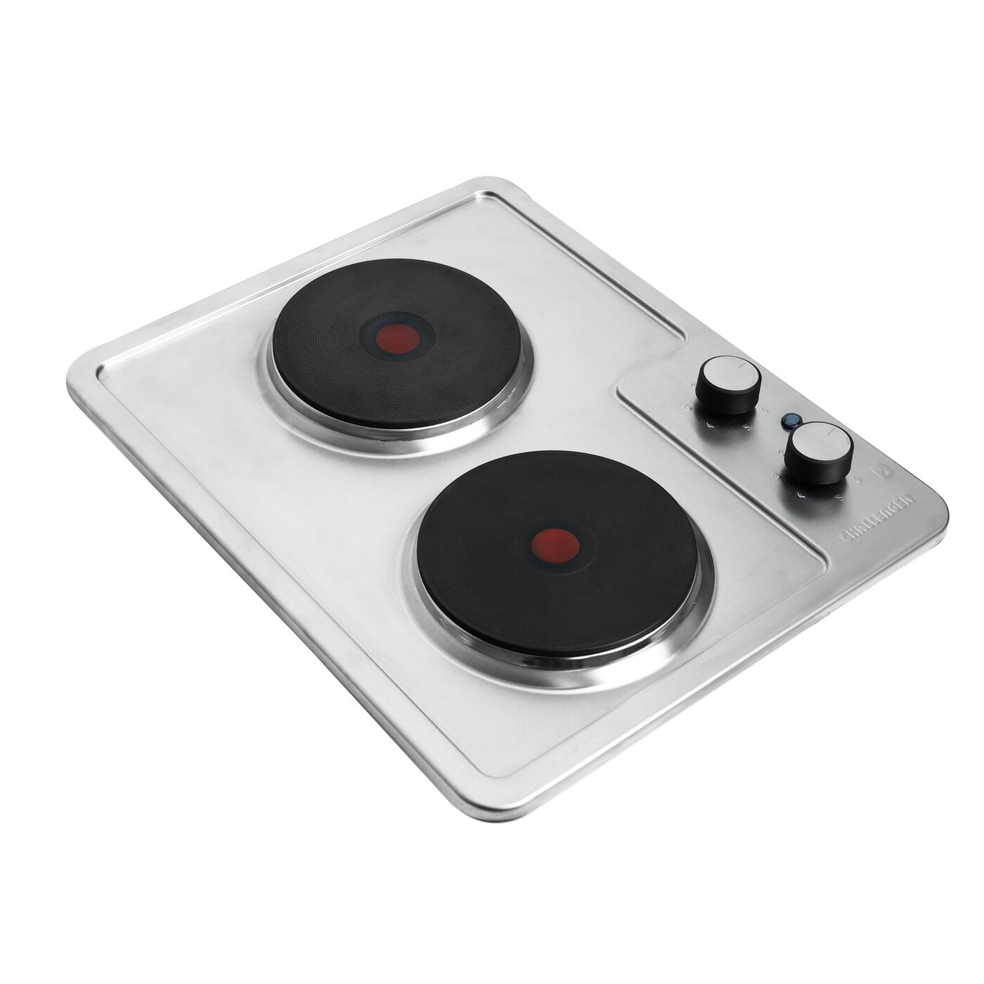 Estufa De Empotrar Challenger 35 cm 2 Puestos Eléctrica 120V SP 6272 Plateado img #6