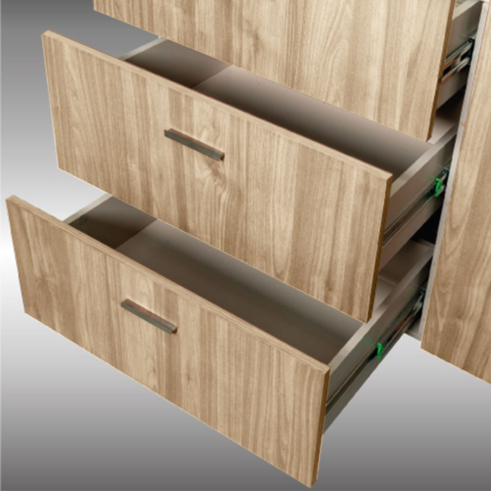 Mueble Inferior de cocina Challenger 3 puertas 3 cajones 1.8 M SA22180MB Acandi img #5