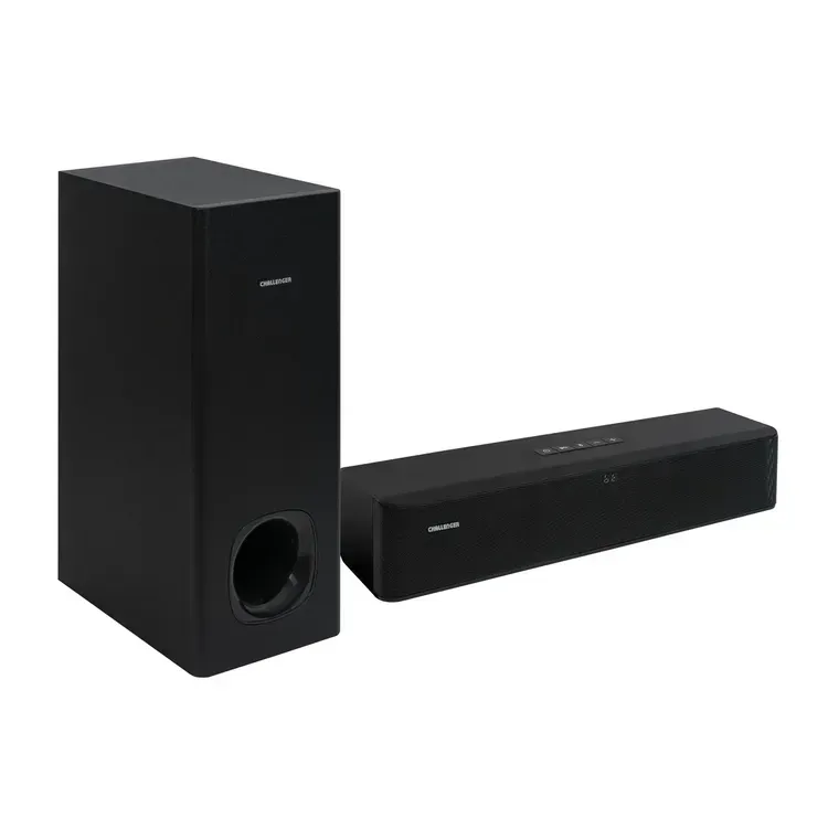 Barra de Sonido con Subwoofer Challenger 80W Bluetooth SB80Y Negro img #10