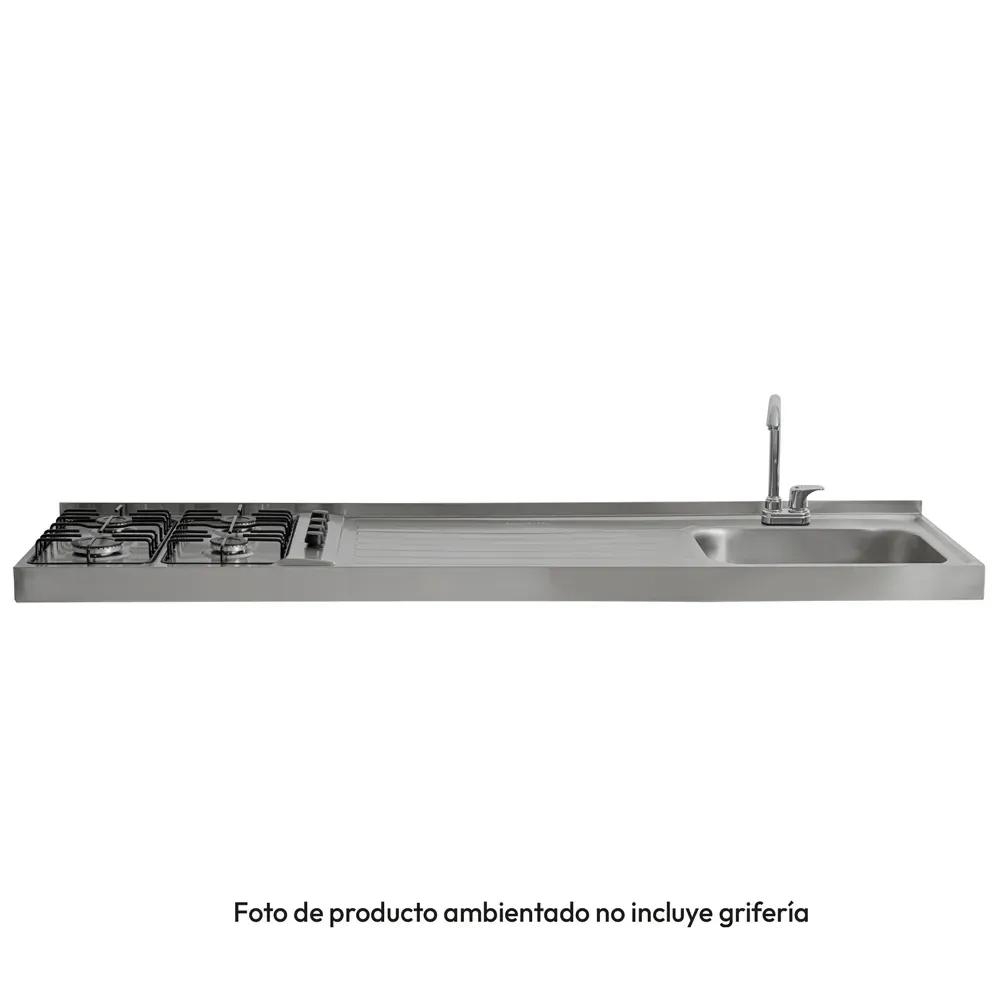 Mesón Challenger Lavaplatos Derecho 180 cm MD 1185 EI C Inox img #1