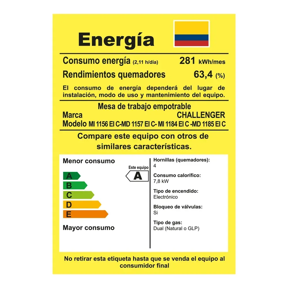 Mesón Challenger Lavaplatos Derecho 180 cm MD 1185 EI C Inox img #8