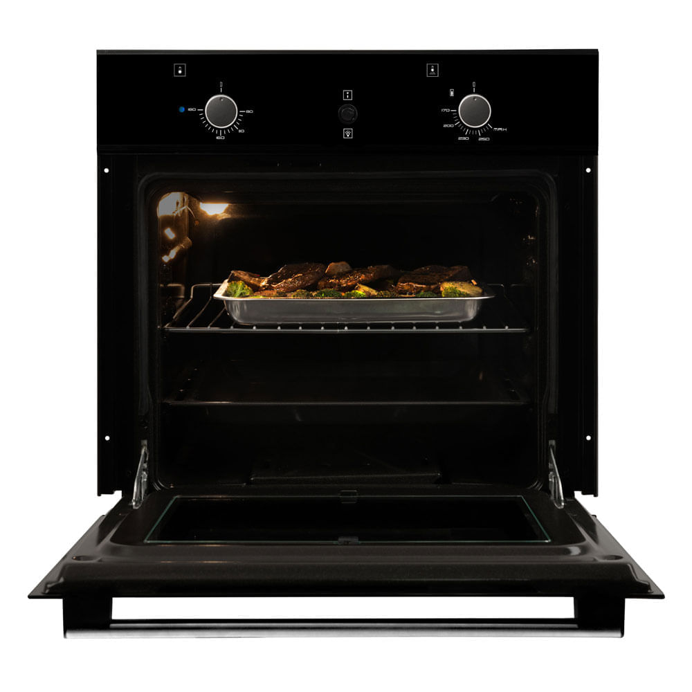 Horno de Empotrar Challenger 60 cm Mixto 120V HG 2560 Negro img #3