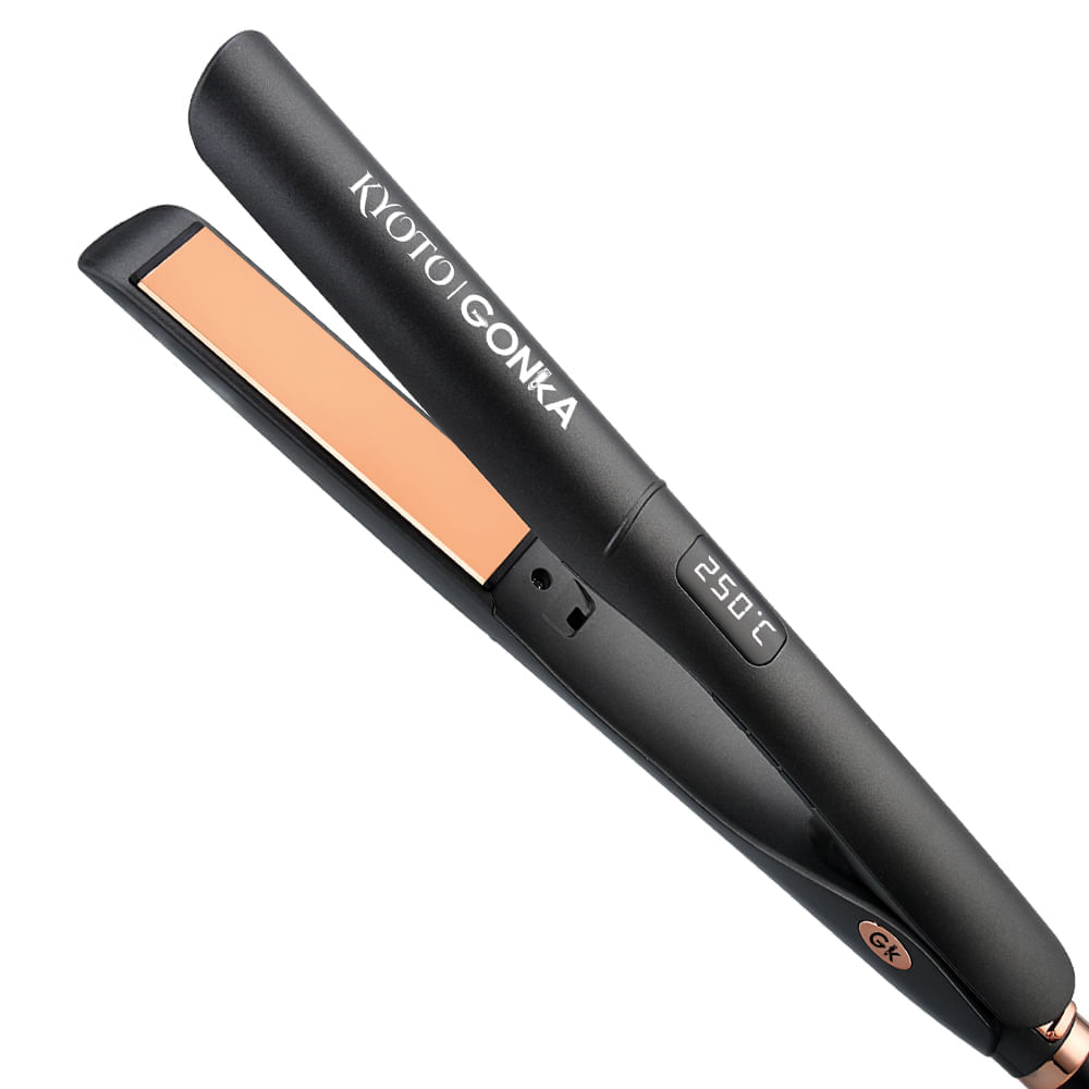 Plancha Profesional Gonka 250°C Digital GK-KYOTO Negra img #1