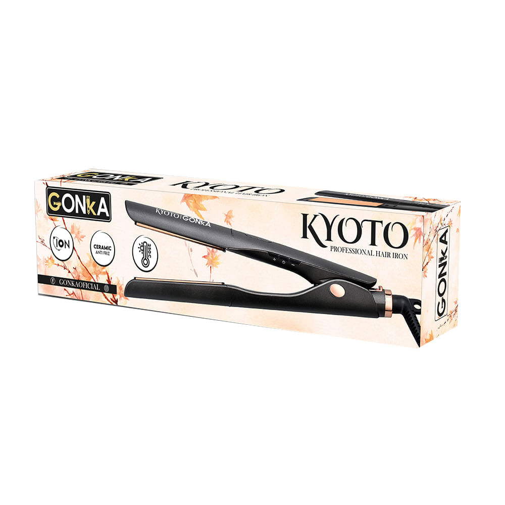 Plancha Profesional Gonka 250°C Digital GK-KYOTO Negra img #5