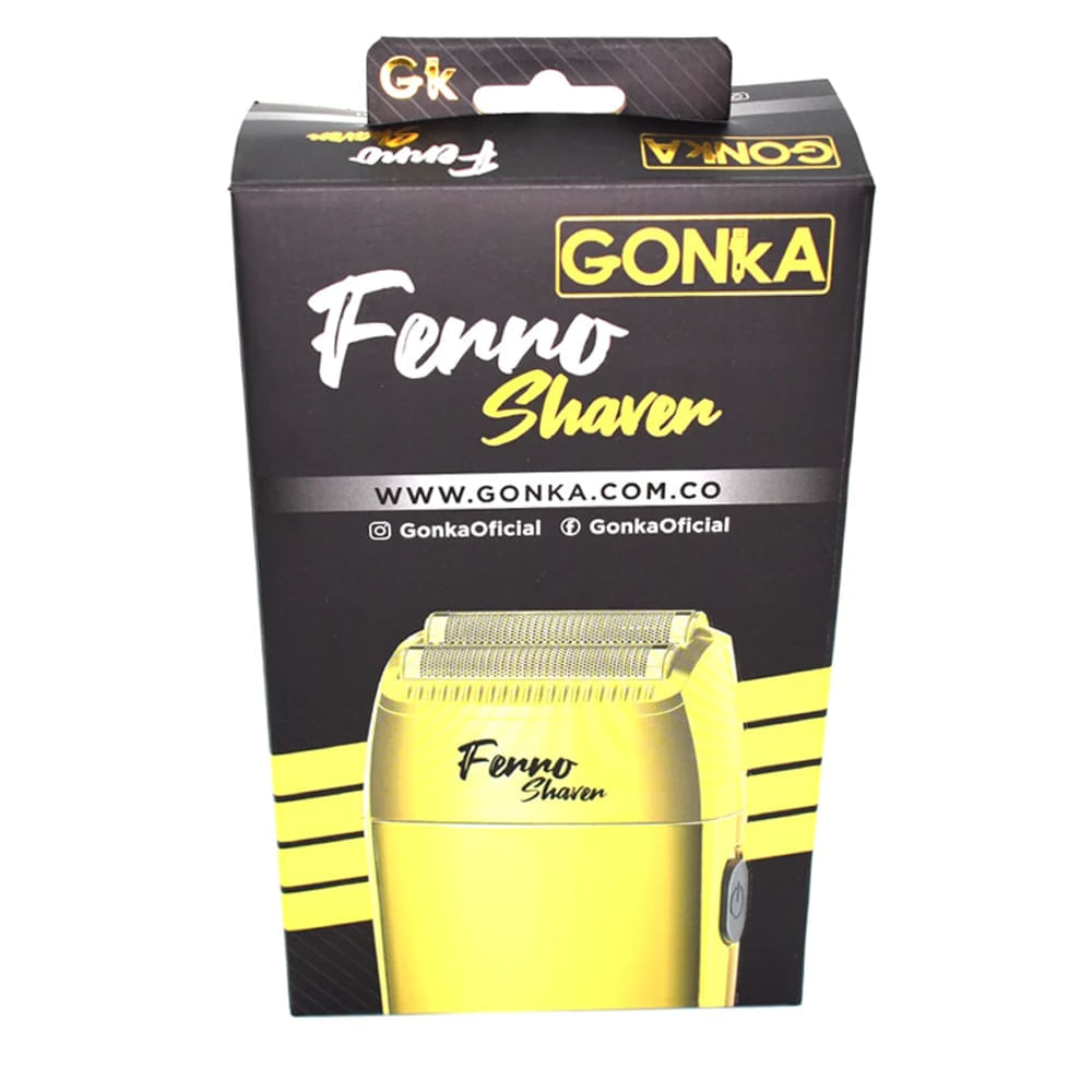 Afeitadora Profesional Gonka Inalámbrica USB GK-FERRO SHAVER Dorada img #5