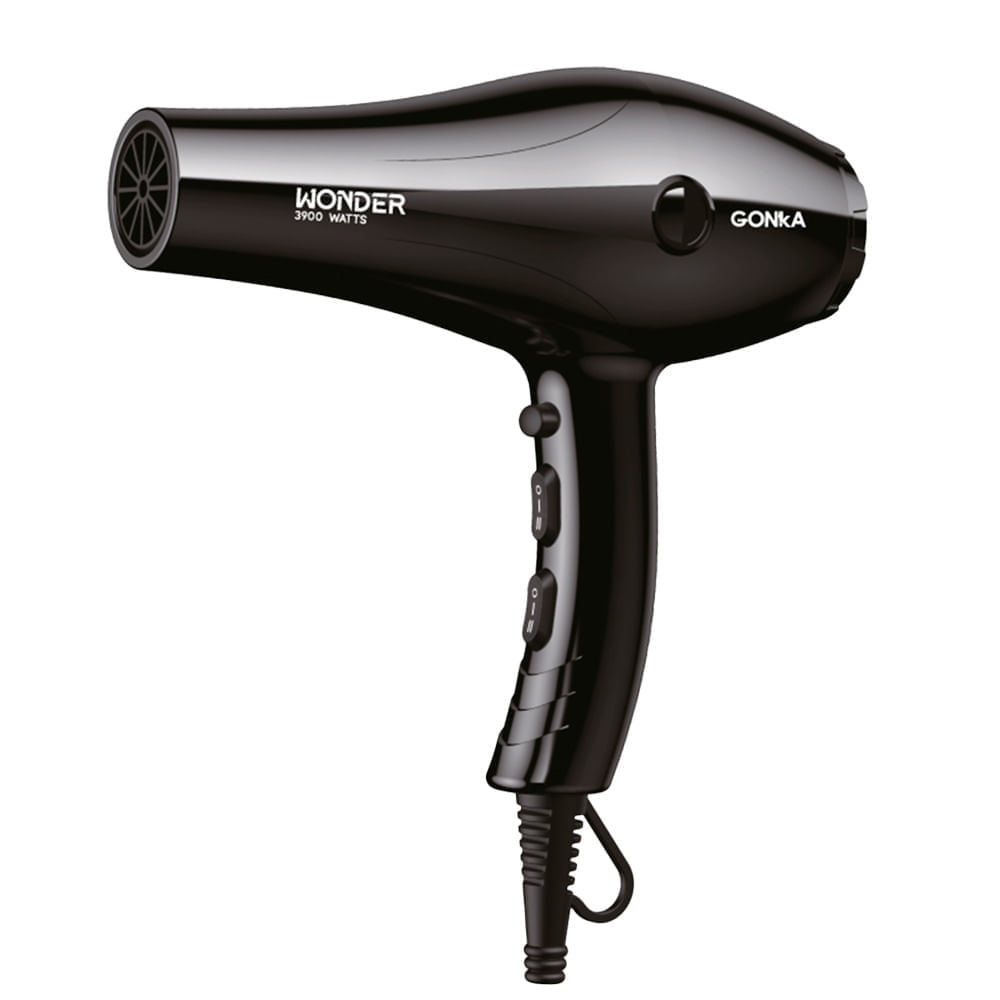 Secador Gonka 3900W 2 Temperaturas 3 Velocidades GK-WONDER Negro img #1