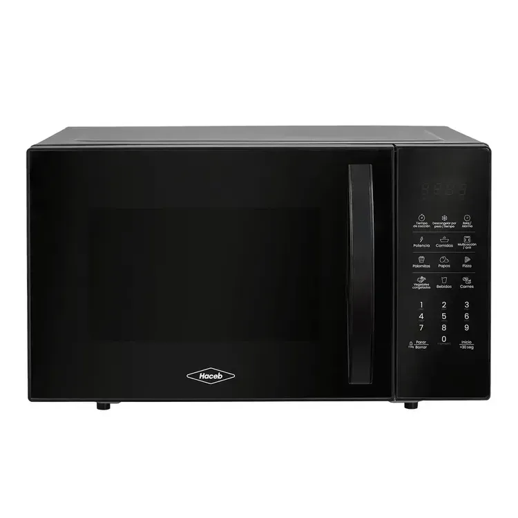 Horno Microondas Haceb Con Grill 25 litros 0.9 Pies Negro img #1