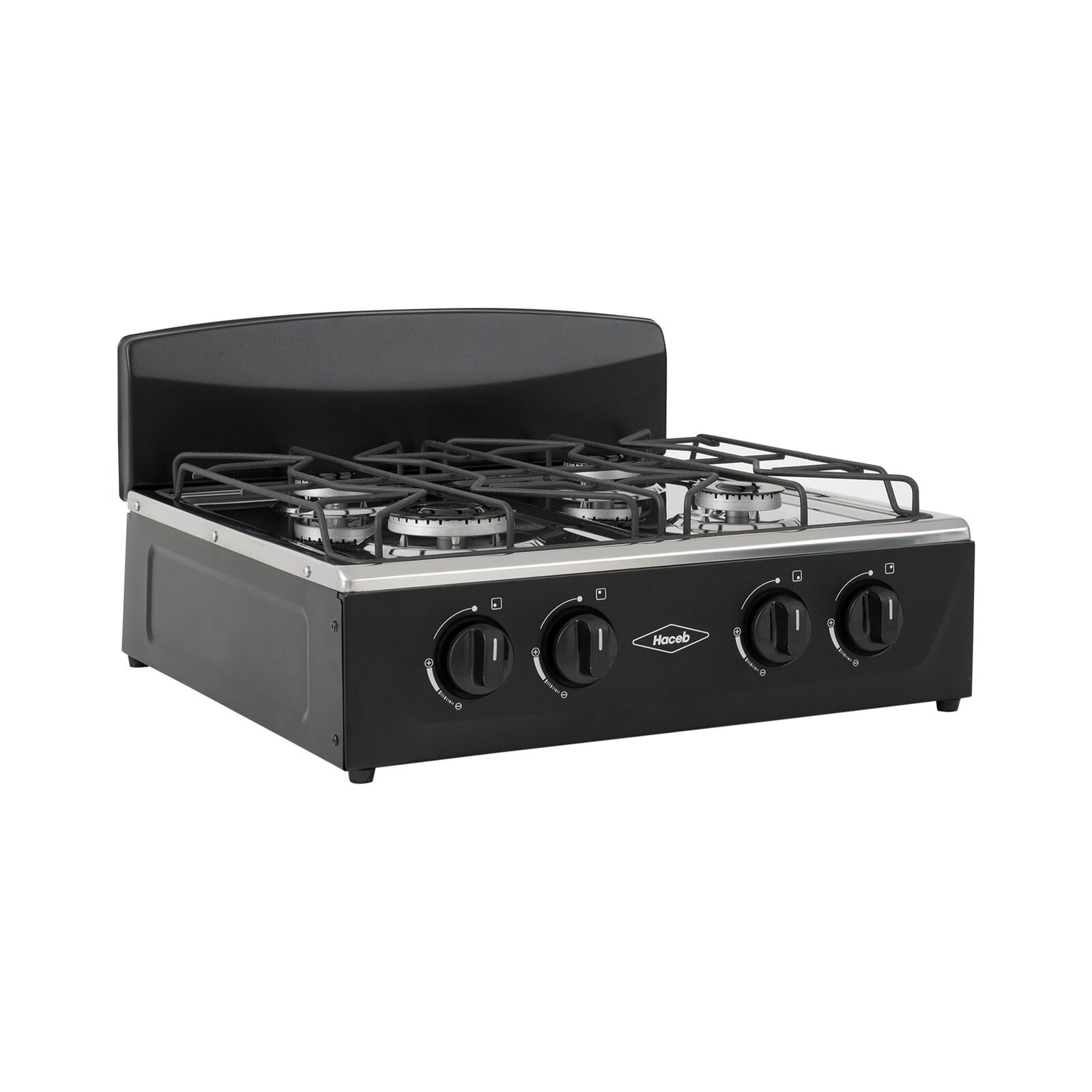 Estufa de Mesa Haceb 4 Puestos Gas Propano Avellana T Negra img #2