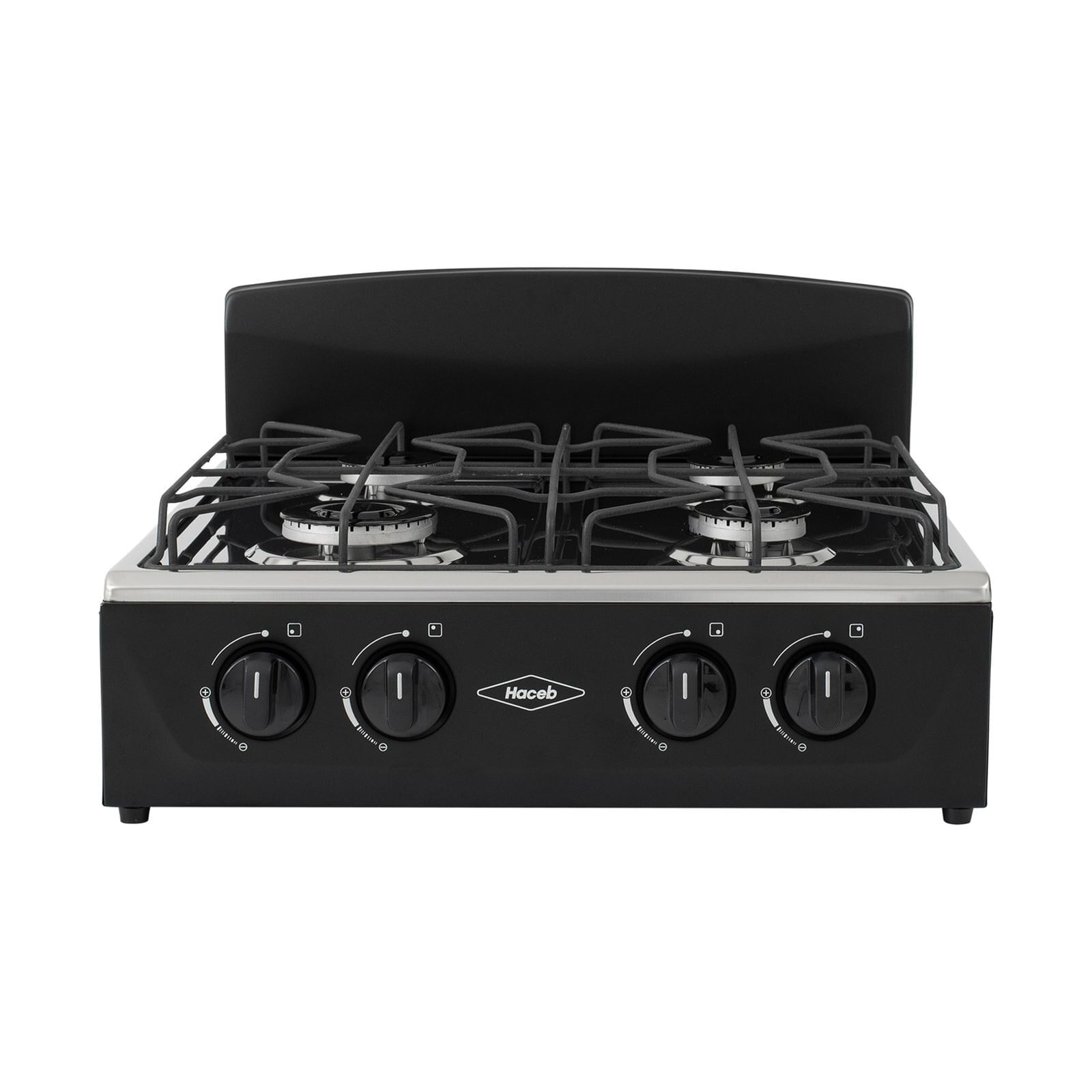 Estufa de Mesa Haceb 4 Puestos Gas Propano Avellana T Negra img #1