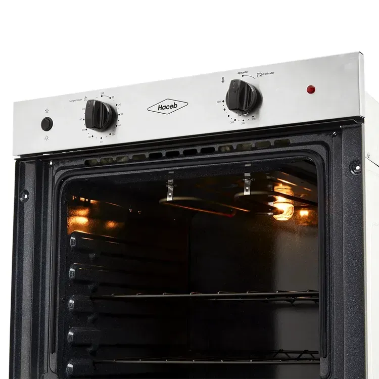 Horno de Empotrar Haceb Mixto 60 cm PA Gas Natural Inox Negro img #6