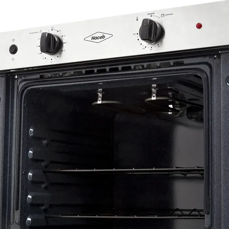 Horno de Empotrar Haceb Mixto 60 cm PA Gas Natural Inox Negro img #8