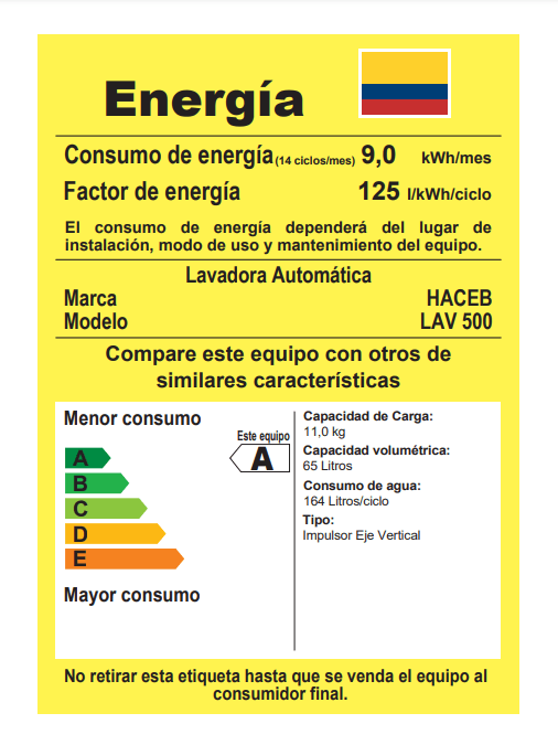 Lavadora Haceb Carga Superior 11 Kg Panel Frontal Digital Gris img #10