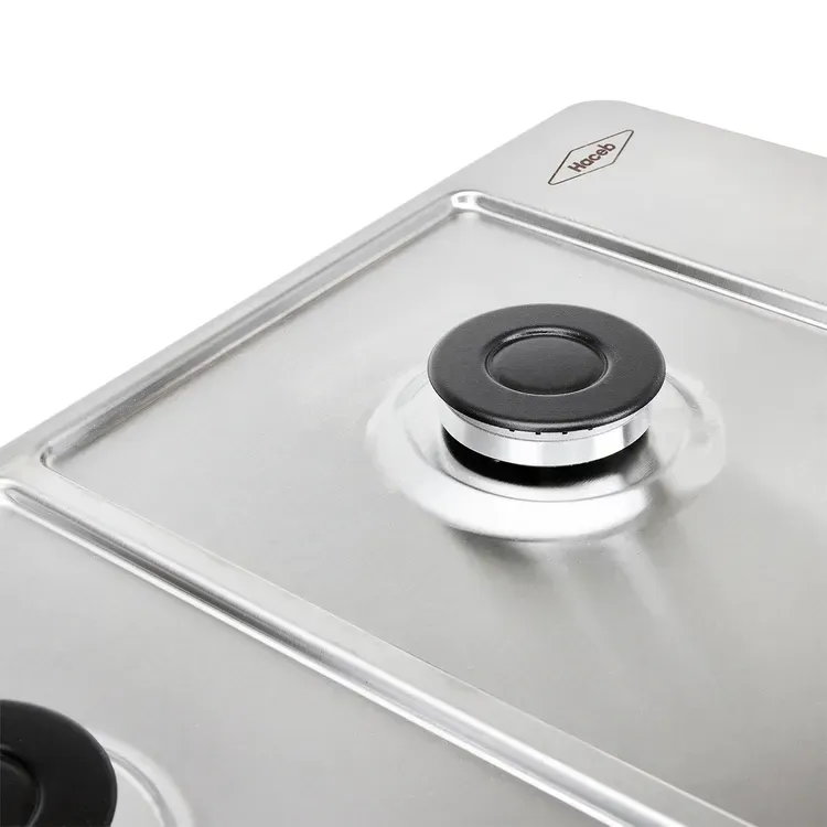 Estufa de Empotrar Haceb 4 Puestos 60 cm Gas Natural Platina TO 60-43 Inox img #7