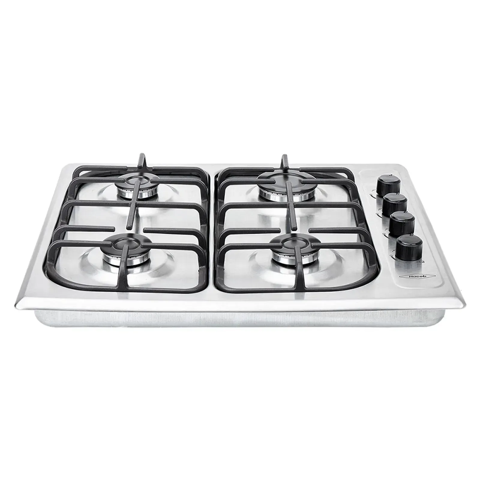 Estufa de Empotrar Haceb Sesamo 4 Puestos 60 cm Triple Llama Gas Propano Inox img #1